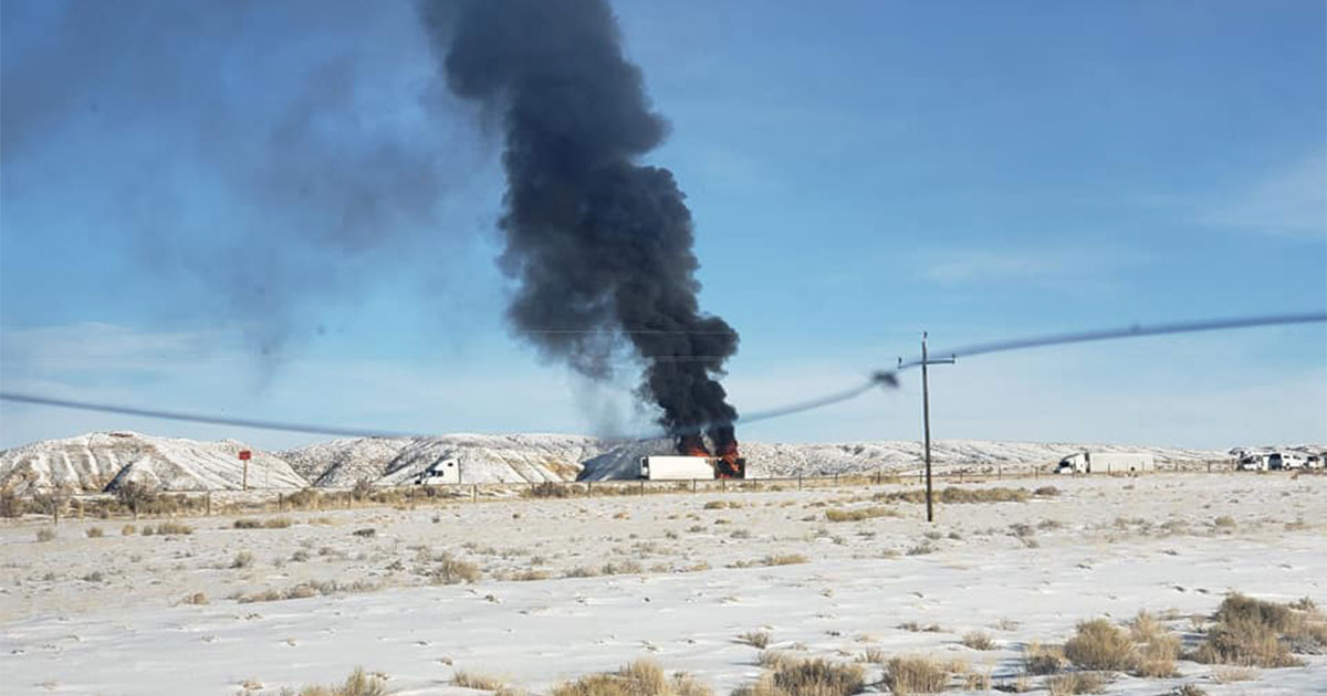 Vehicle Fire Closes I80 Westbound