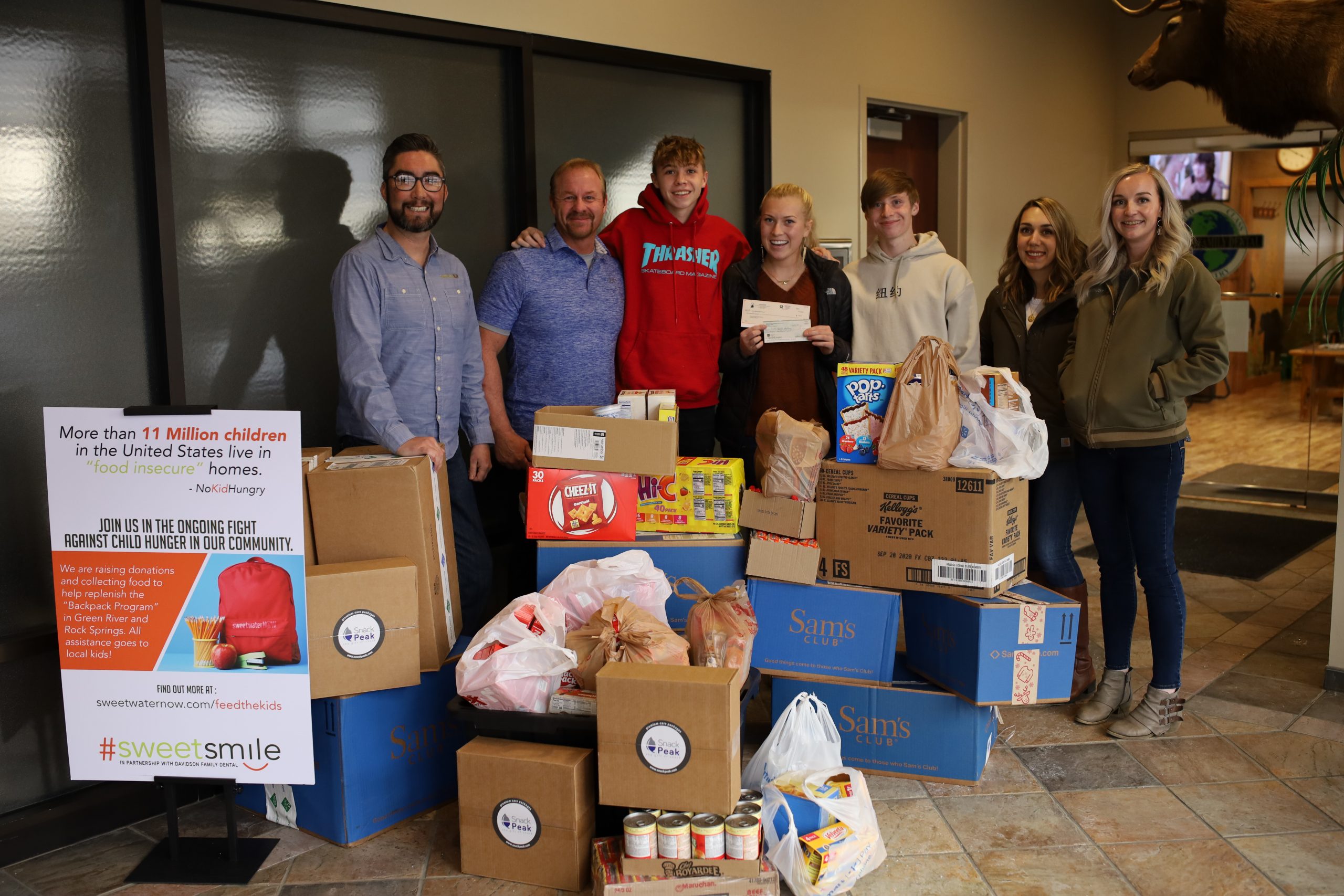 #SWEETSMILE: Backpack Program Receives Food and Monetary Donations