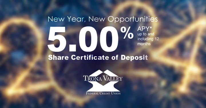 New Year, New Opportunities with Trona Valley Federal Credit Union