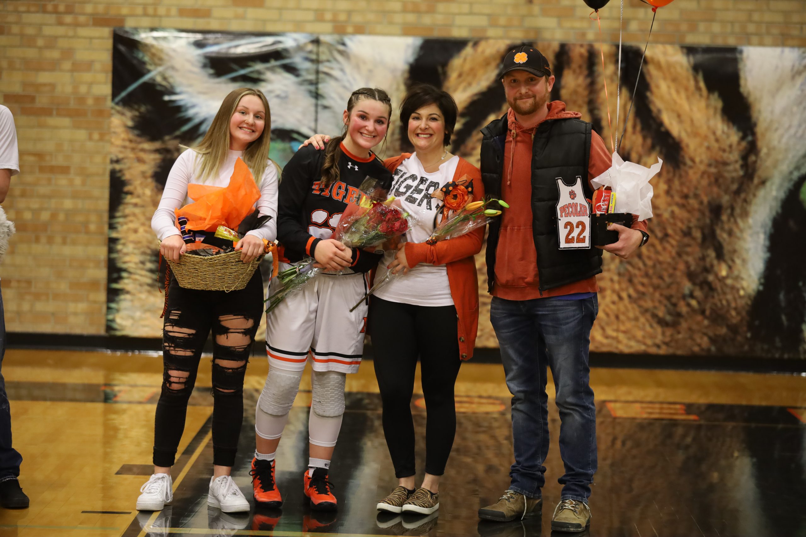 RSHS Seniors Recognized During Senior Night Basketball Games