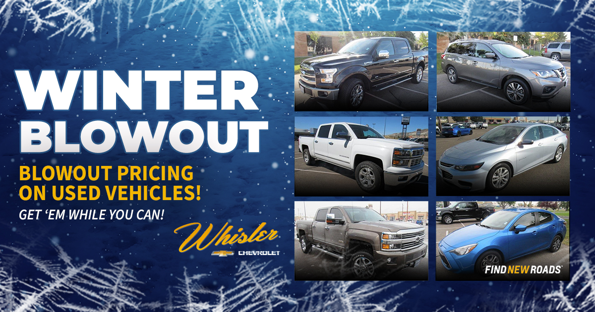 Save Over $10,000 OFF MSRP on 2019 Chevy Models at Whisler