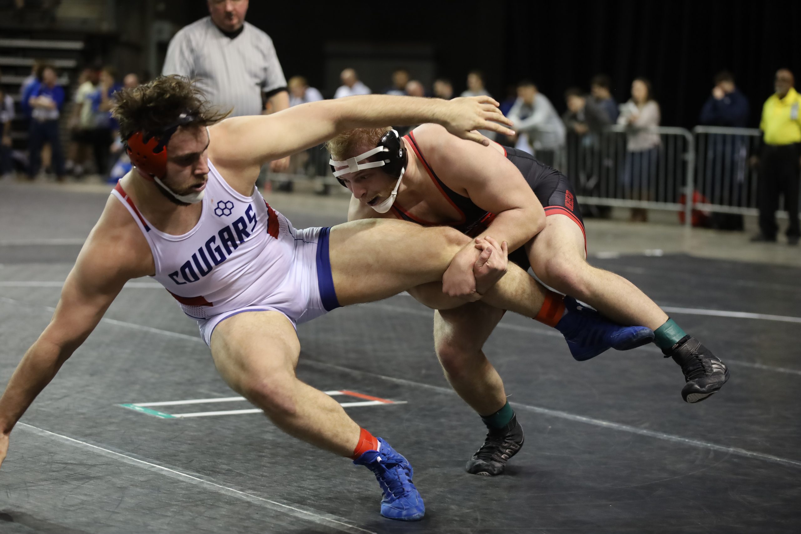 Mustangs Advance Six Wrestlers to Championship Quarterfinals