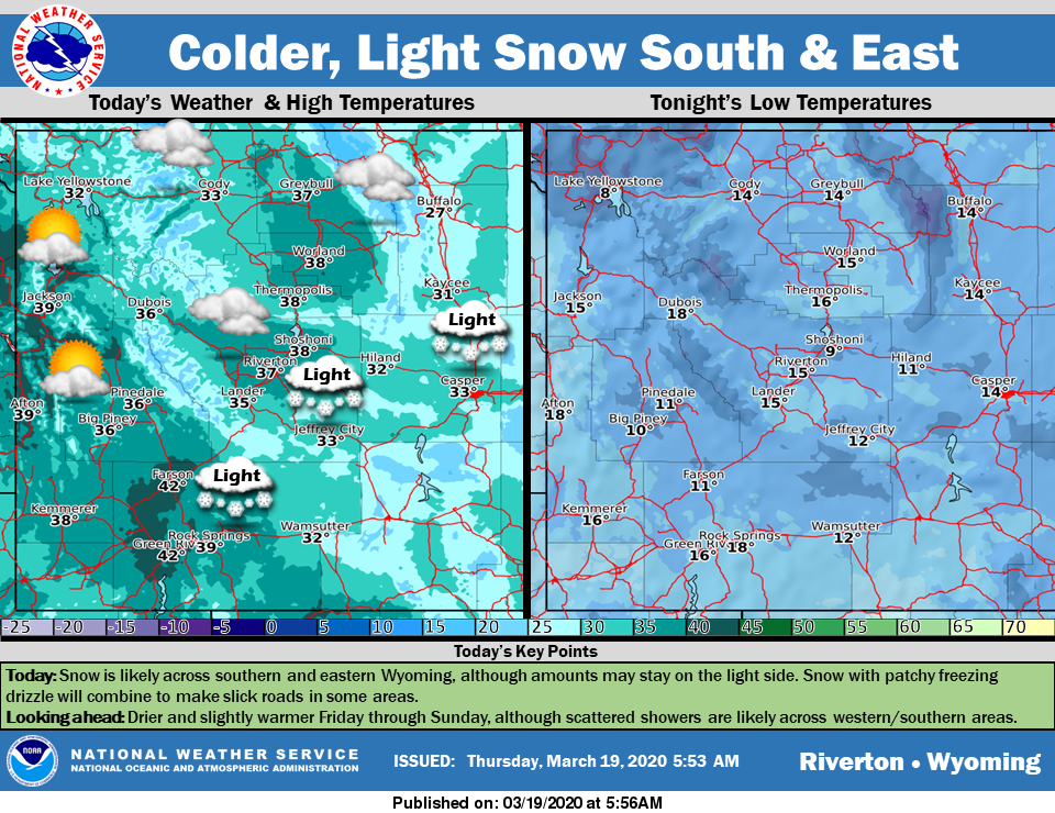 Cloudy with a High Near 40