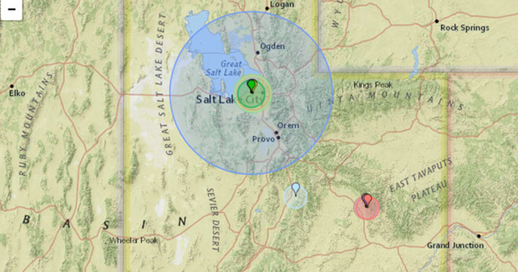 A 5.7 Magnitude Earthquake Hits Near Salt Lake City