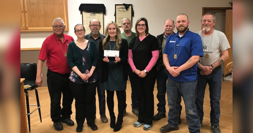 Green River Eagles Donate $4,000 to Sweetwater Regional Cancer Center