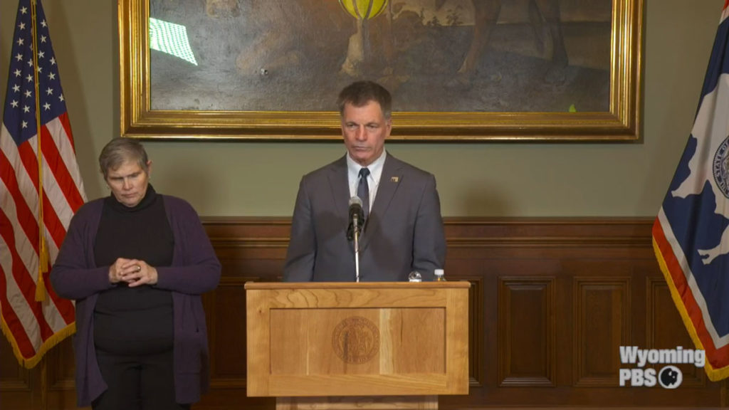 Governor Furthers his Message for Wyomingites to Stay at Home