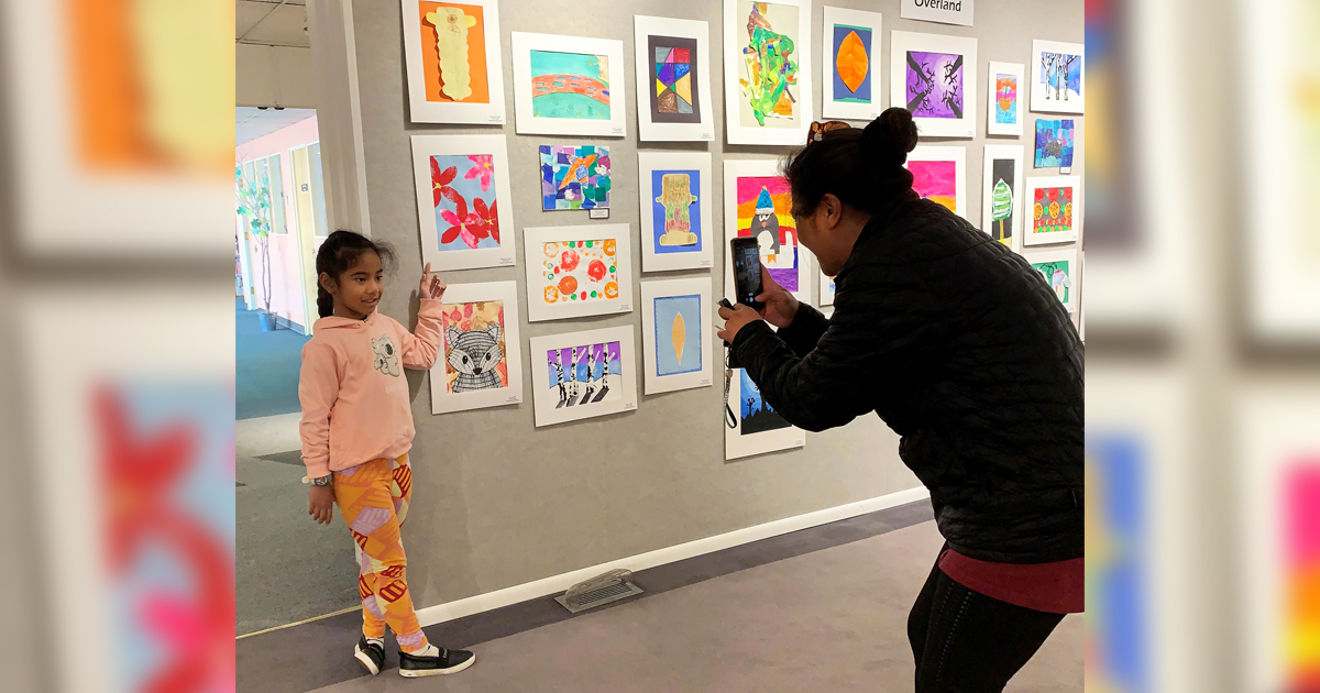 Northpark and Overland students show art at CFAC
