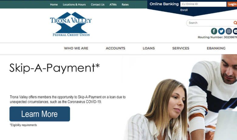 Trona Valley FCU Offers Skip-A-Payment