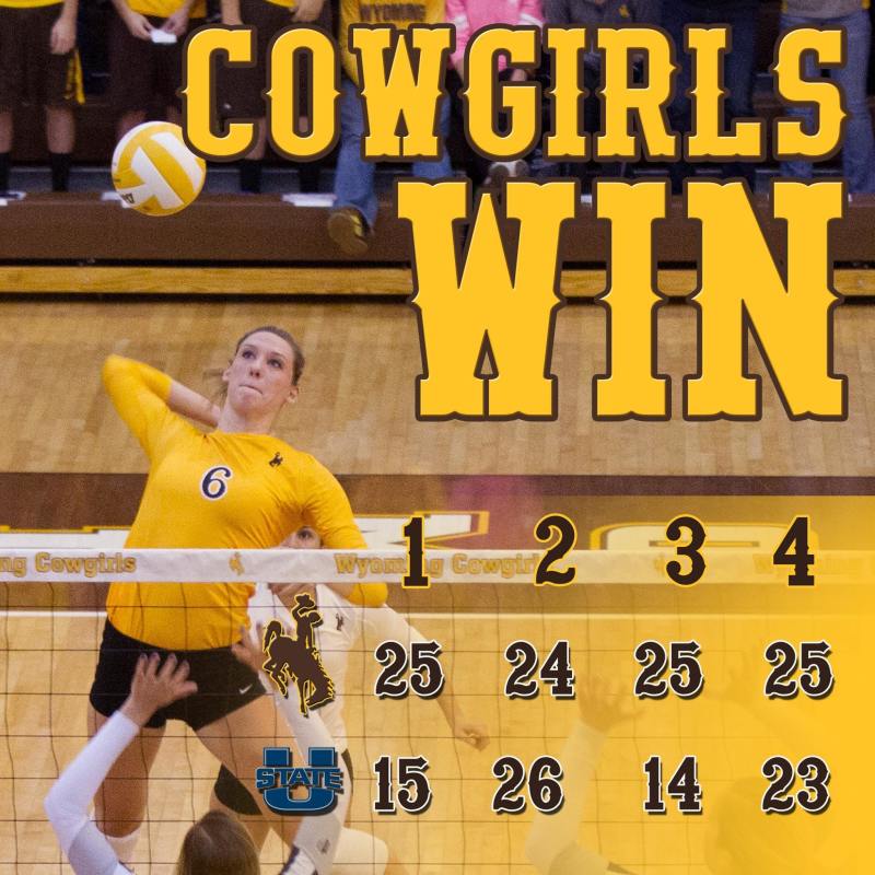 Beach records career-high night in four-set win over Aggies; Cowgirls have won four straight matches