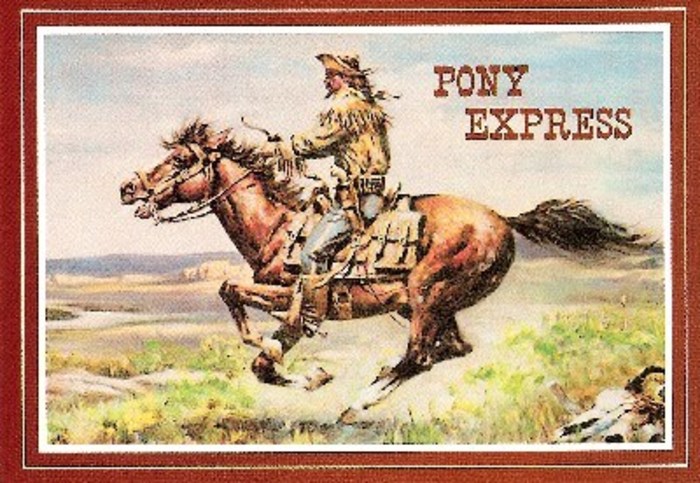 Get Your Christmas Cards Delivered by Pony Express