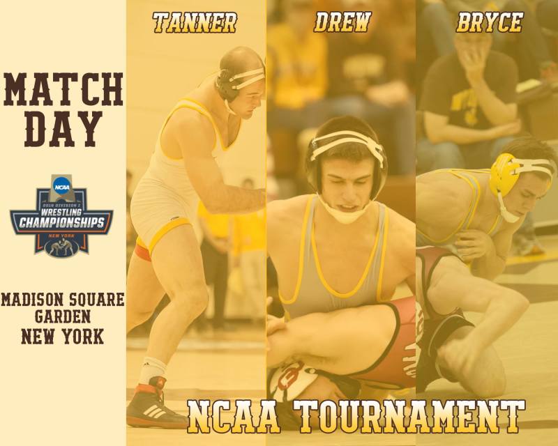 Meredith leads the Cowboy Charge on the First Day of the NCAA Championship