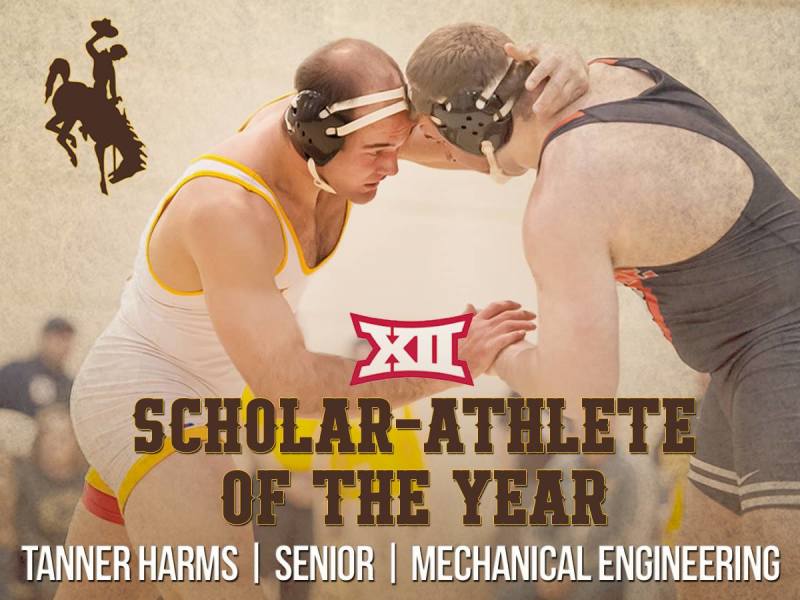 Harms Named Winter Scholar-Athlete by Big 12 Conference