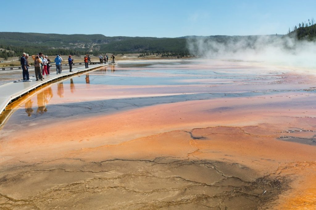 Charges Officially Filed Against Men Who Walked On Grand Prismatic Spring