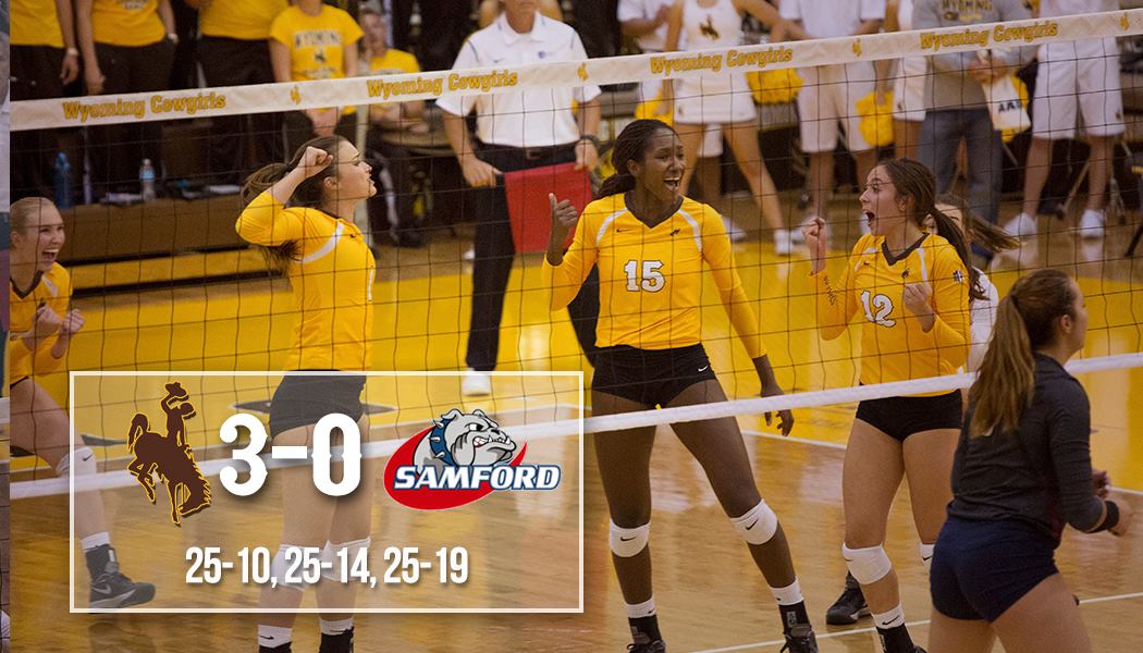 Cowgirl Volleyball Powers Past Samford
