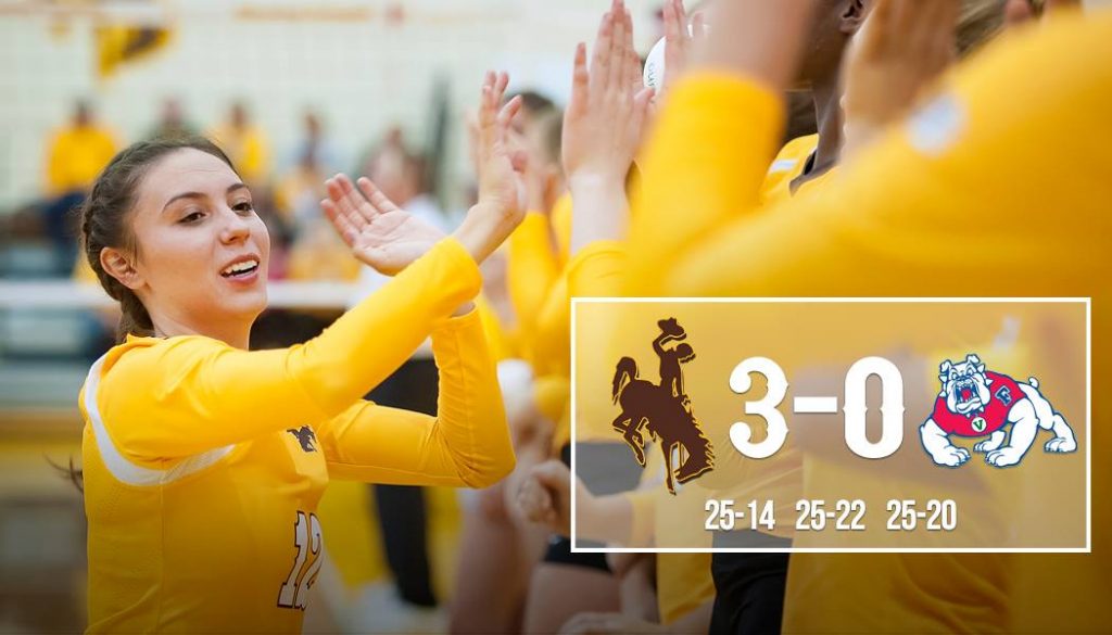UW Wins Third Straight in  Sweep of Fresno State