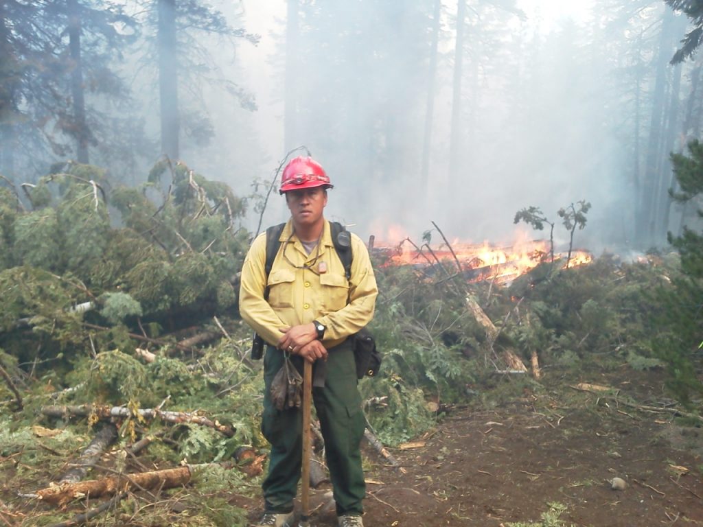 Wyoming State Forestry Division and BLM Team Up For Simulated Wildland Fire