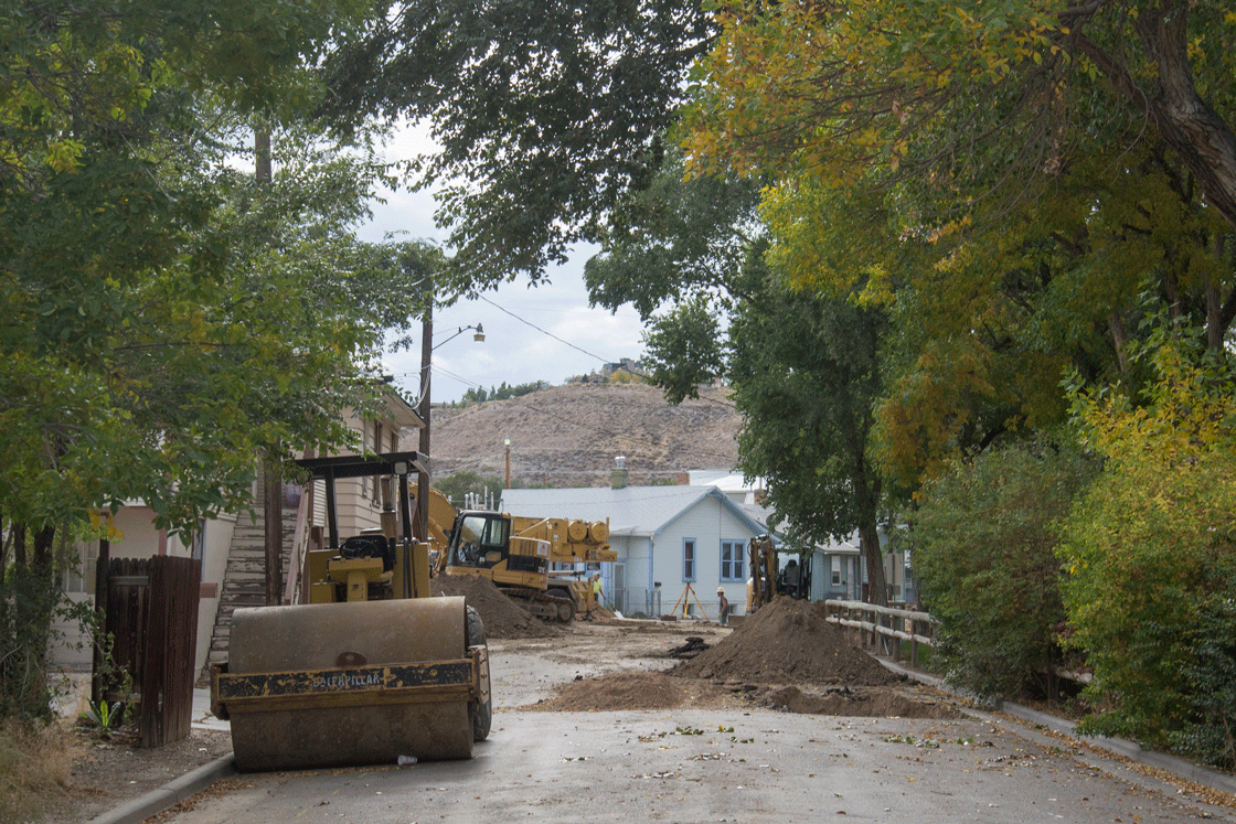 Construction in Downtown Rock Springs Continues to Move Foward