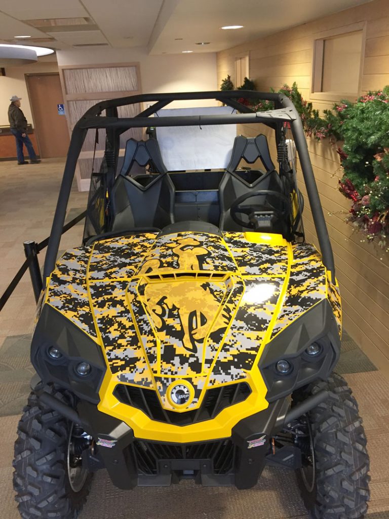 Want to Win a Custom Wrapped CanAm Commander? Tickets are limited!