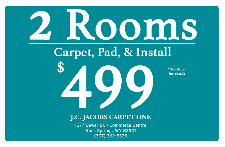 NEW Carpet One Sale: 2 Rooms for $499