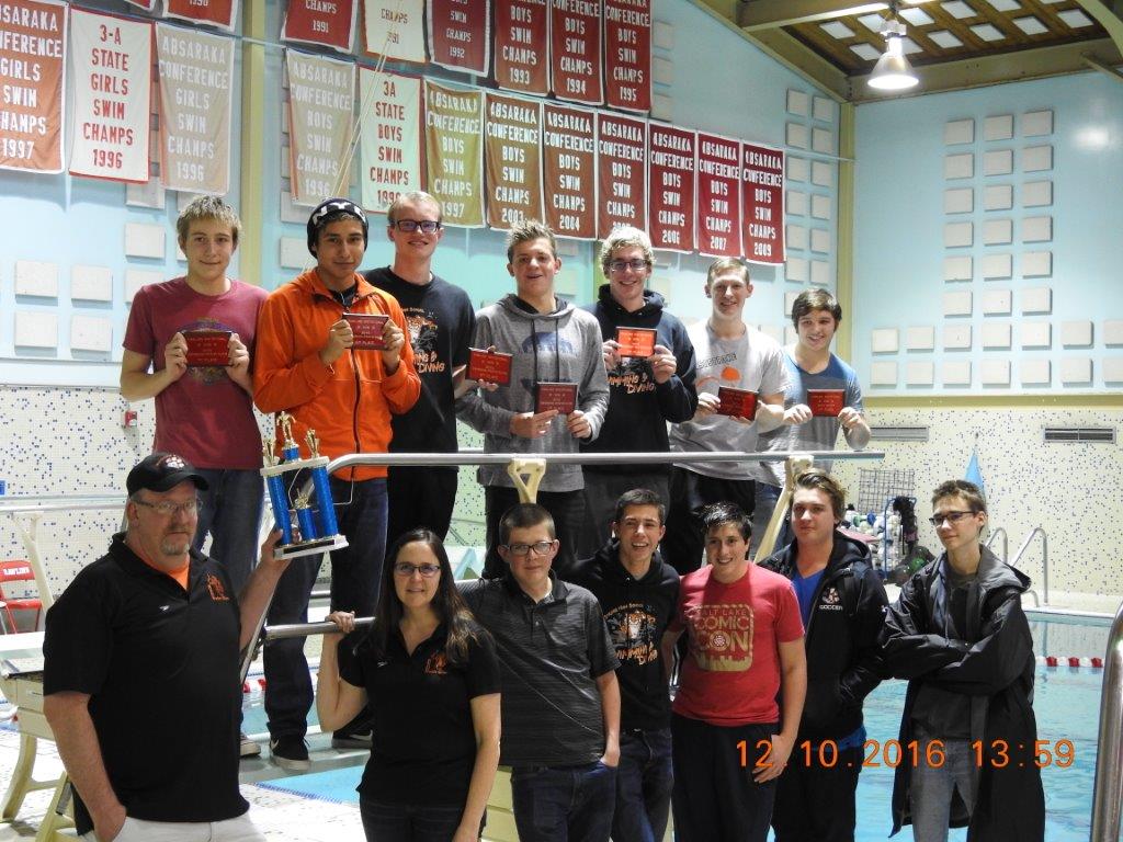 Tigers Swim and Dive Team Win Rawlins Pentahlon