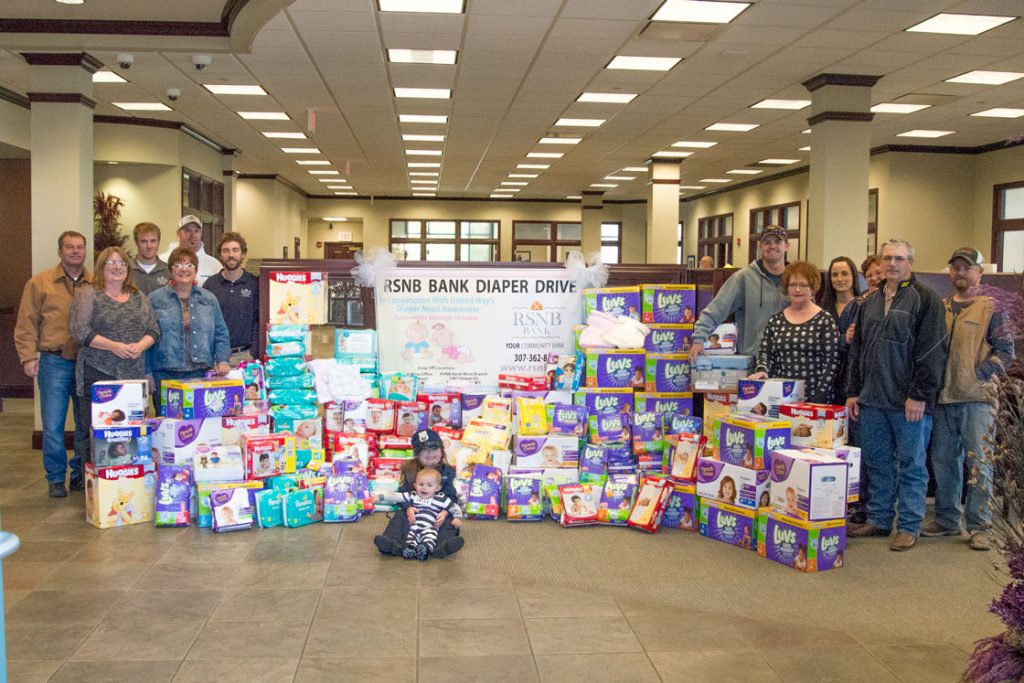RSNB Bank Diaper Drive Donates Over 11,500 Diapers
