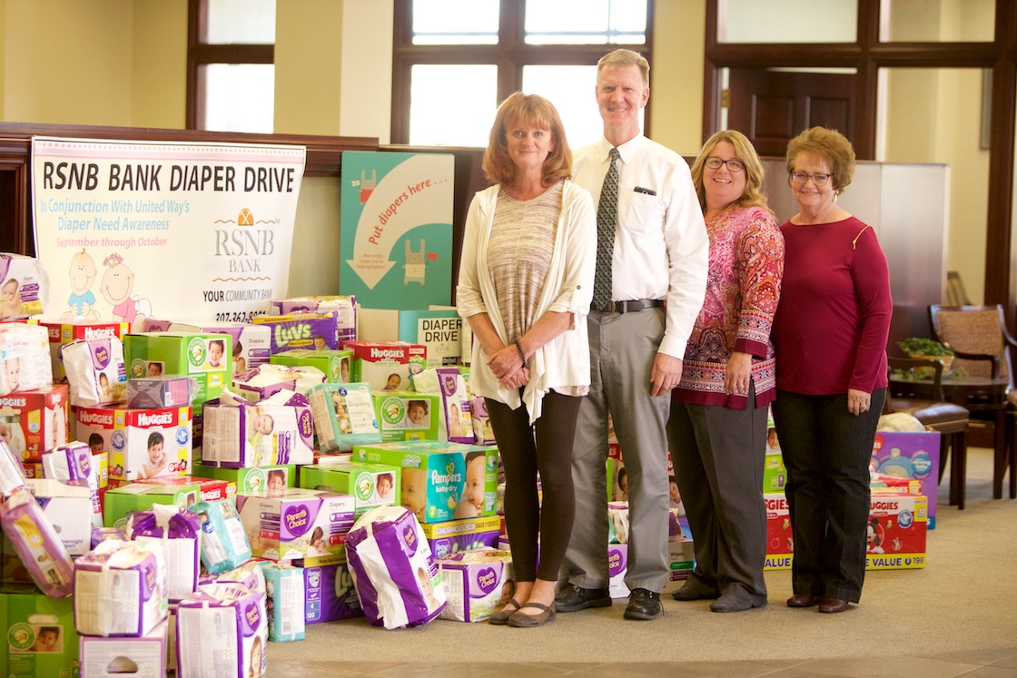 RSNB Bank Diaper Drive Donates Over 15,800 Diapers