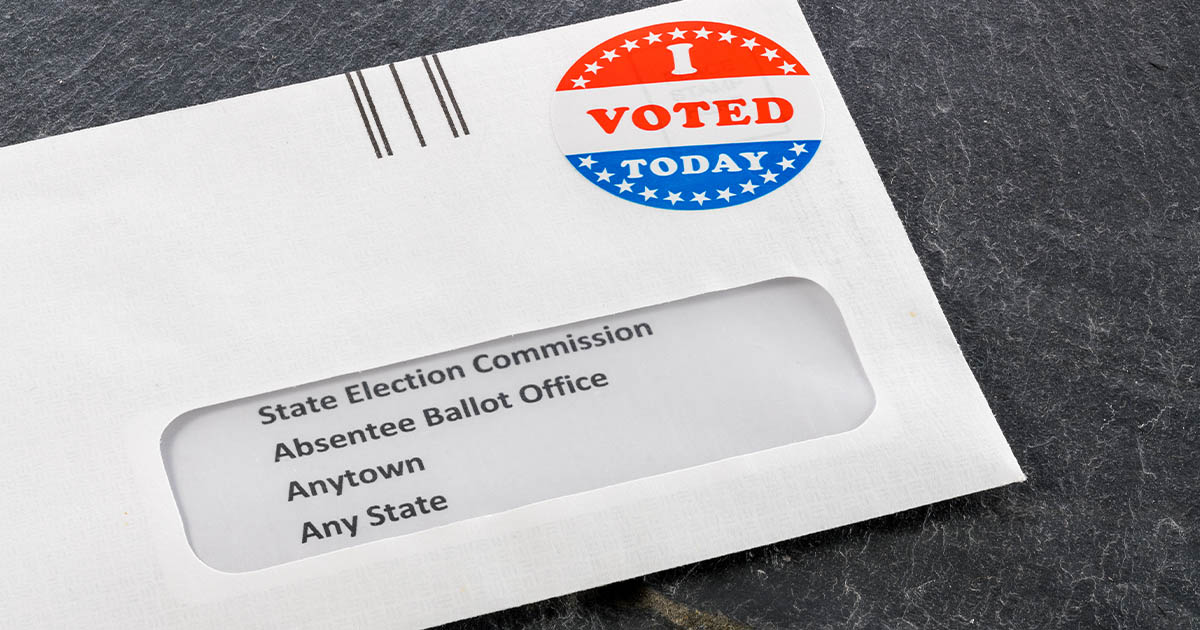 Residents Can Vote Through Absentee Ballots for the Upcoming Elections