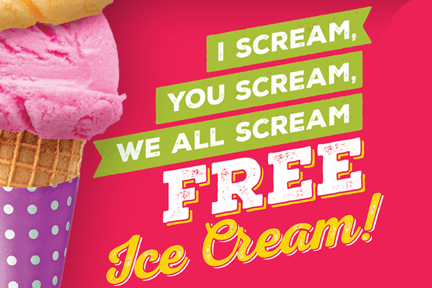 FREE Ice Cream and FREE Checking at 1st Bank
