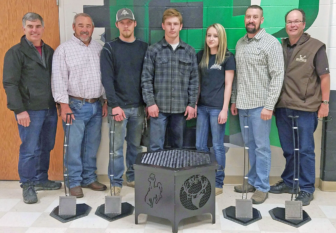 GRHS Welding Students Fabricate Rifle Stands To Benefit Conservation Efforts