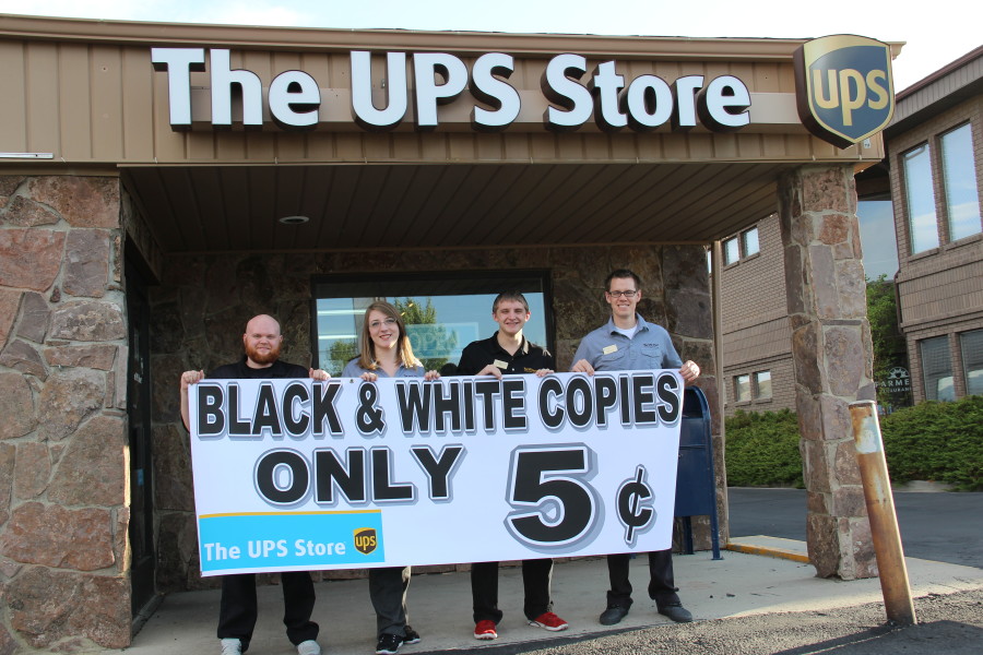 5¢ Black & White Copies at The UPS Store