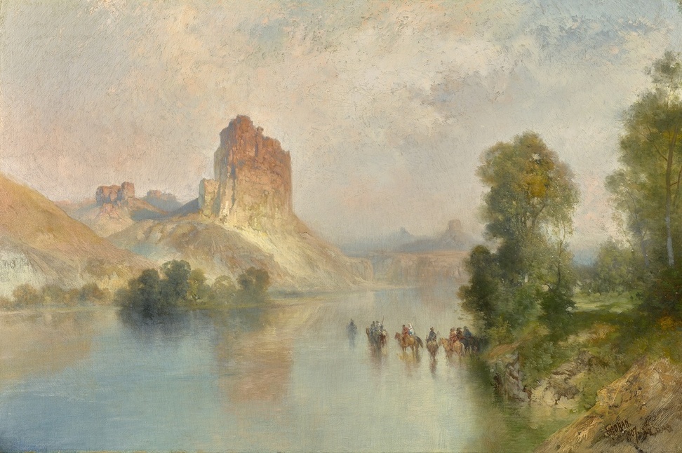 Thomas Moran Painting of Castle Rock Going on Auction Block