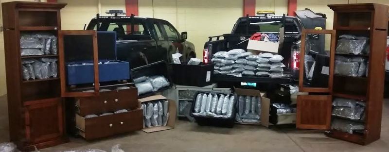 Troopers Seize 292 Pounds of Pot Near Laramie