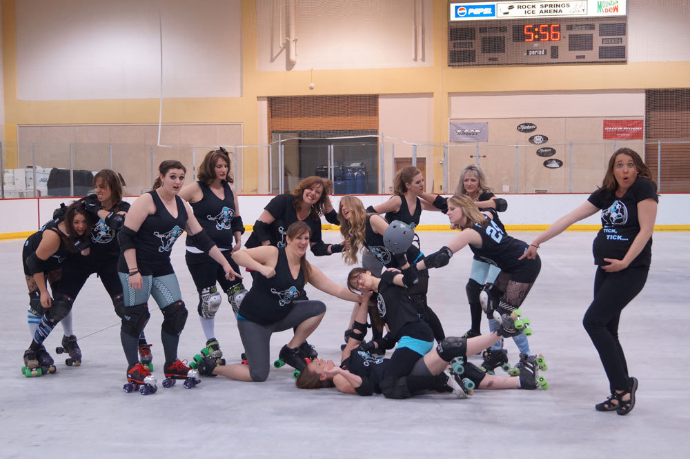 Roller Derby team hosts first bout after practicing for a year