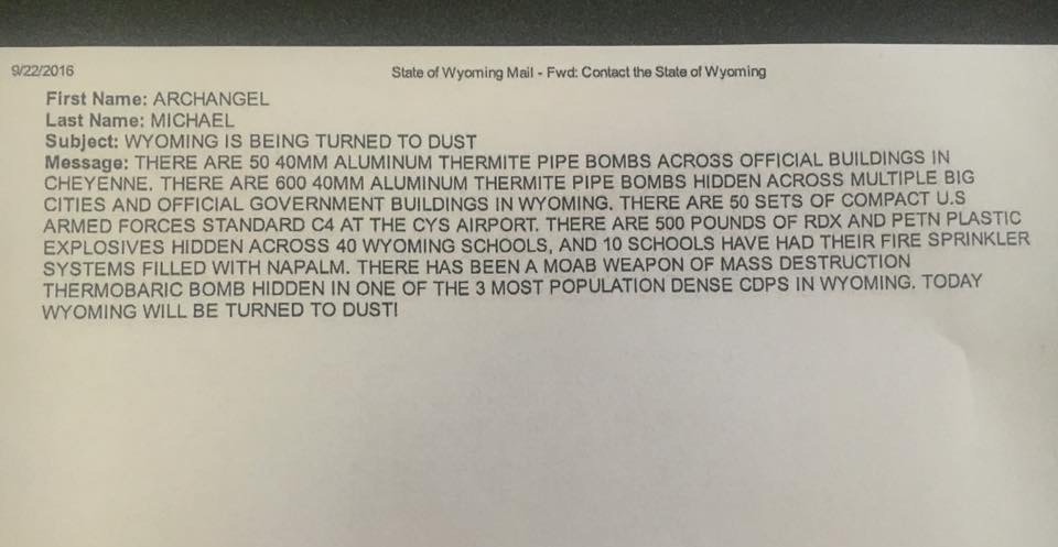 Details Of Bomb Threat Emerge