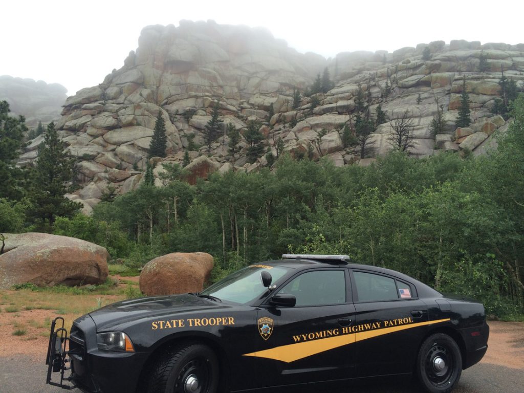 Trooper’s Vehicle Struck During Traffic Stop Near Casper