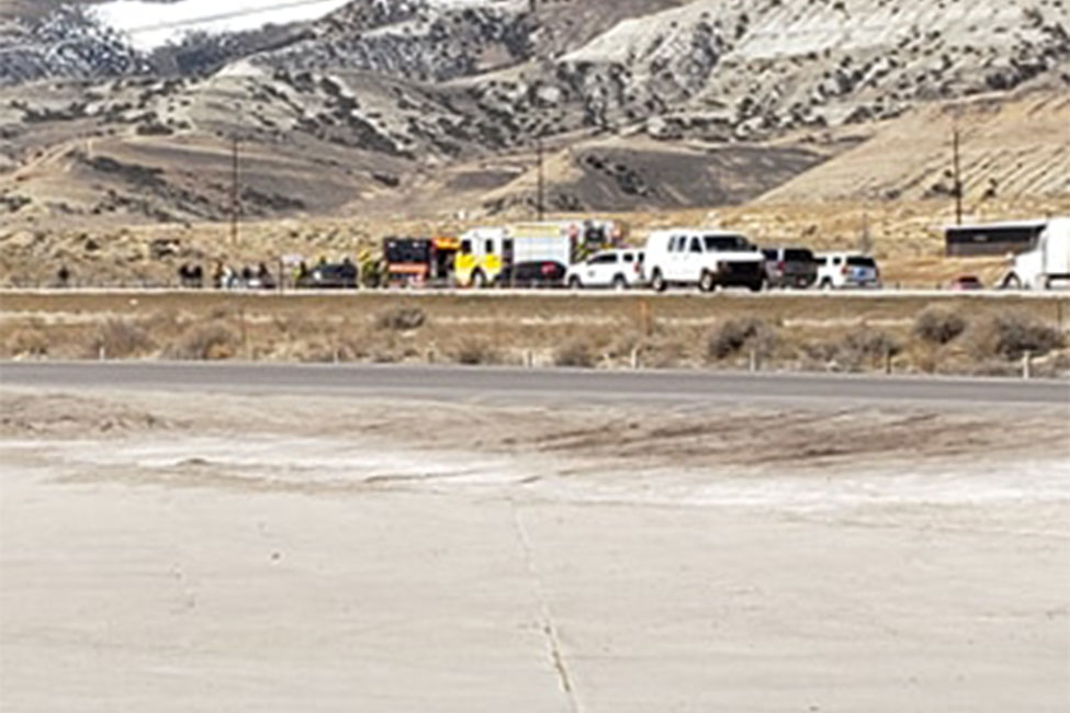 Collision Near Rock Springs Diverts I-80 Traffic