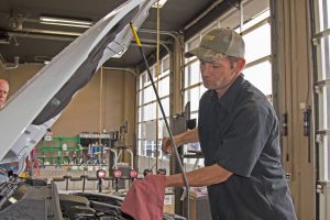 Wyoming Wash and Lube fluid check