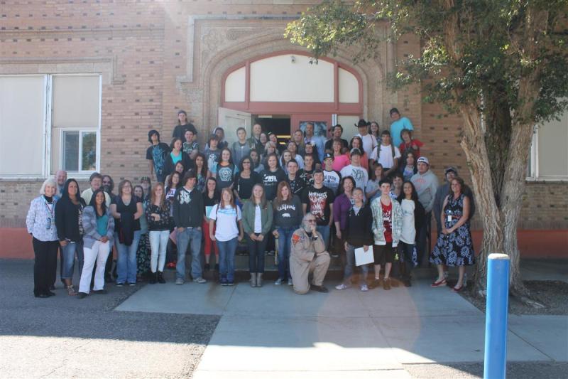 Students at Independence High School send special Christmas card while SWCSD No. 1 Board gets report on progress at the school
