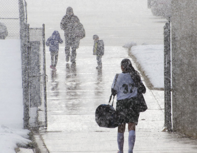 Lady Wolves Come Up Short in Snowy Start