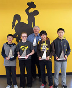 Laramie Student Wins State Mathcounts Competition for Third Time; Rock Springs Student Takes Second