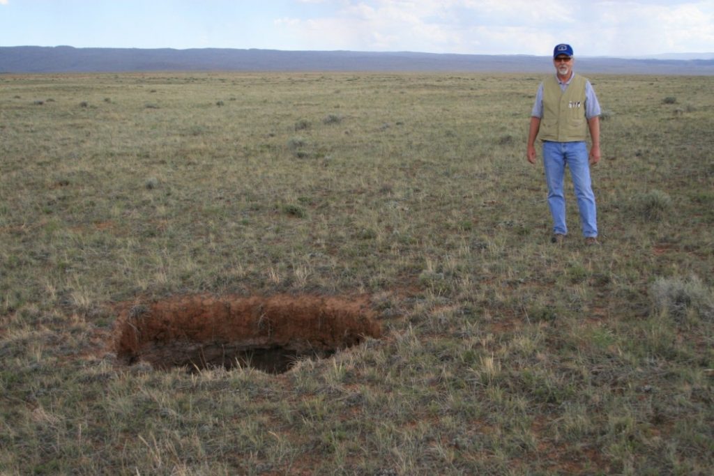 WSGS Reports on Sinkholes in the Southern Laramie Basin