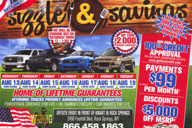 Win $100,000 Cash or a new Ford F-150 from Wyoming Trucks!