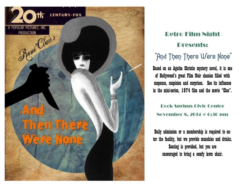 Go back to 1945 as the Rock Springs Civic Center announces its next Retro Film Night