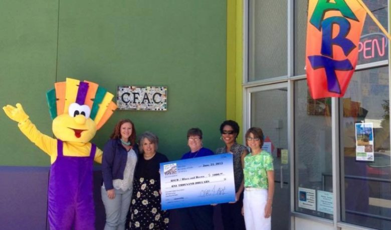 Community Fine Arts Center Donates To This Year’s Blues and Brews Festival