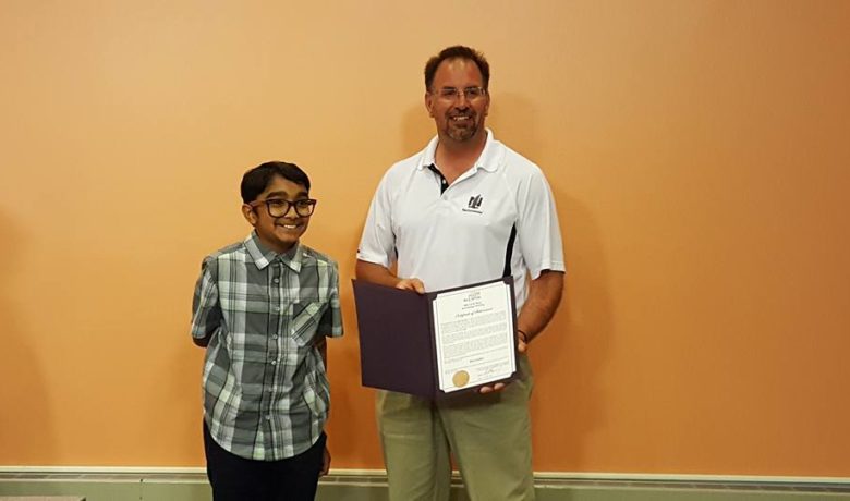Rock Springs Council Honors Local Spelling Champ