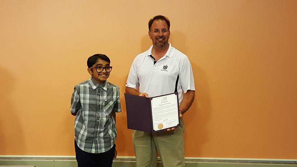 Rock Springs Council Honors Local Spelling Champ