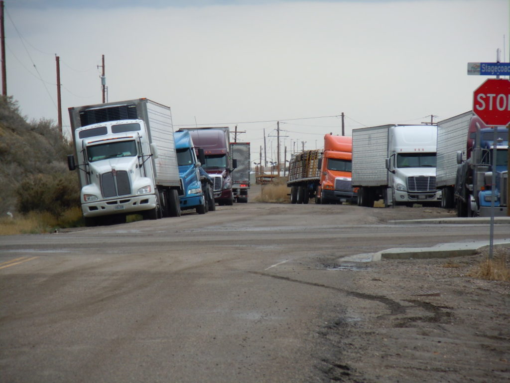 Road Closures Fill Parking Lots; Trucks Directed to Parking Near Sweetwater Events Complex