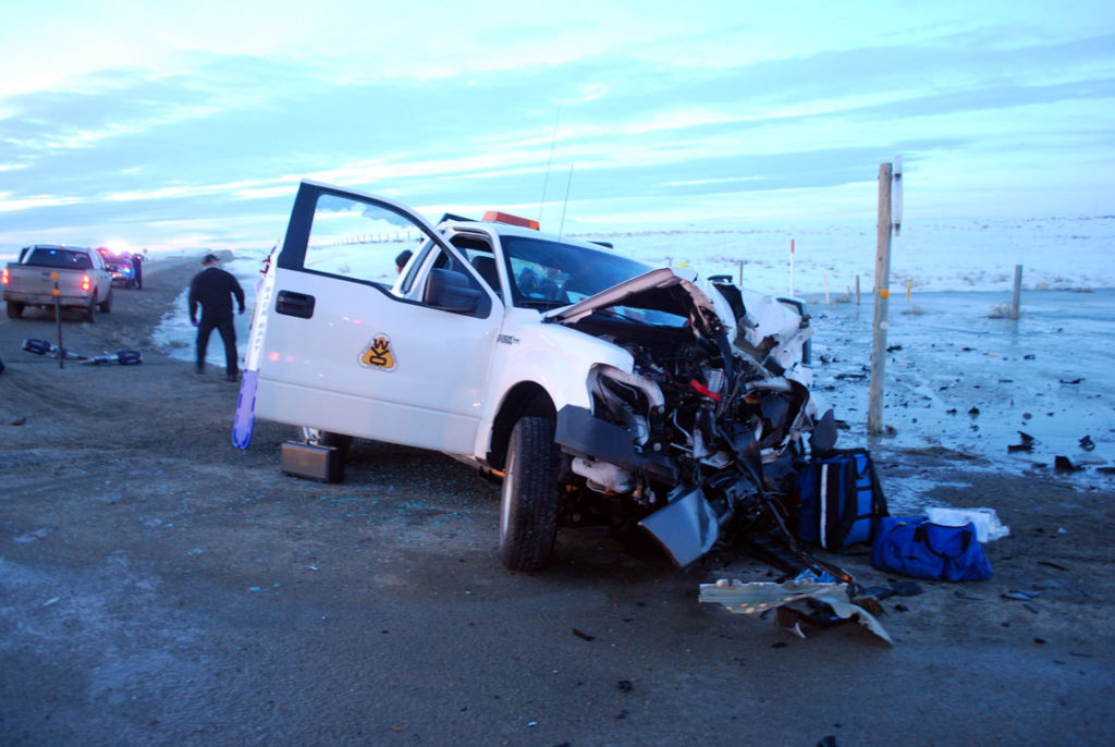 WYDOT Employee And Oil Field Workers Based Out Of Reliance Injured In 191 North Wreck