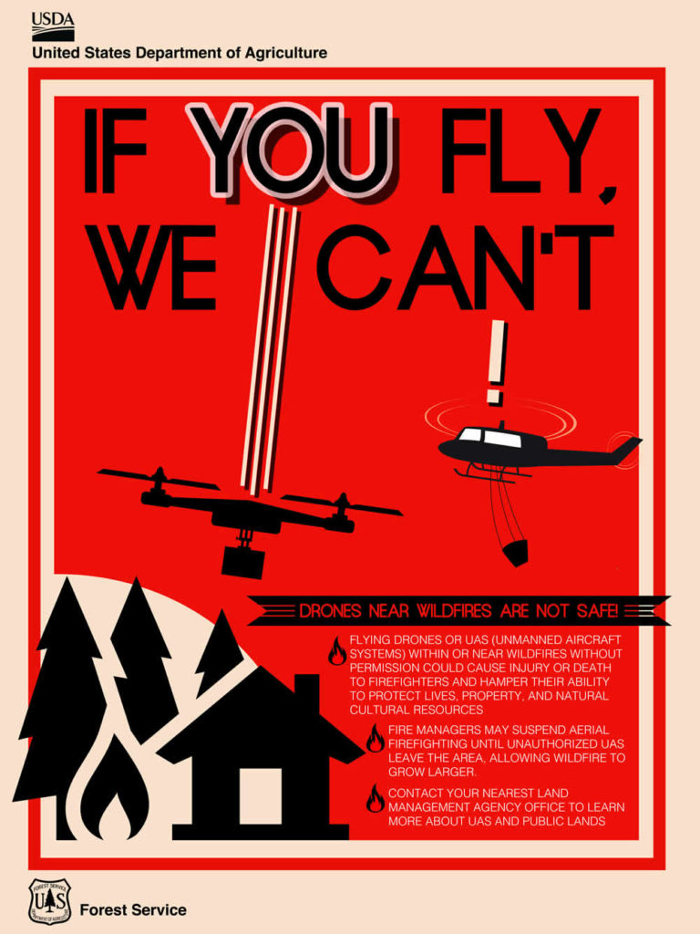Federal Aviation Administration Warns Drone Operators Not To Fly Near Wildfires