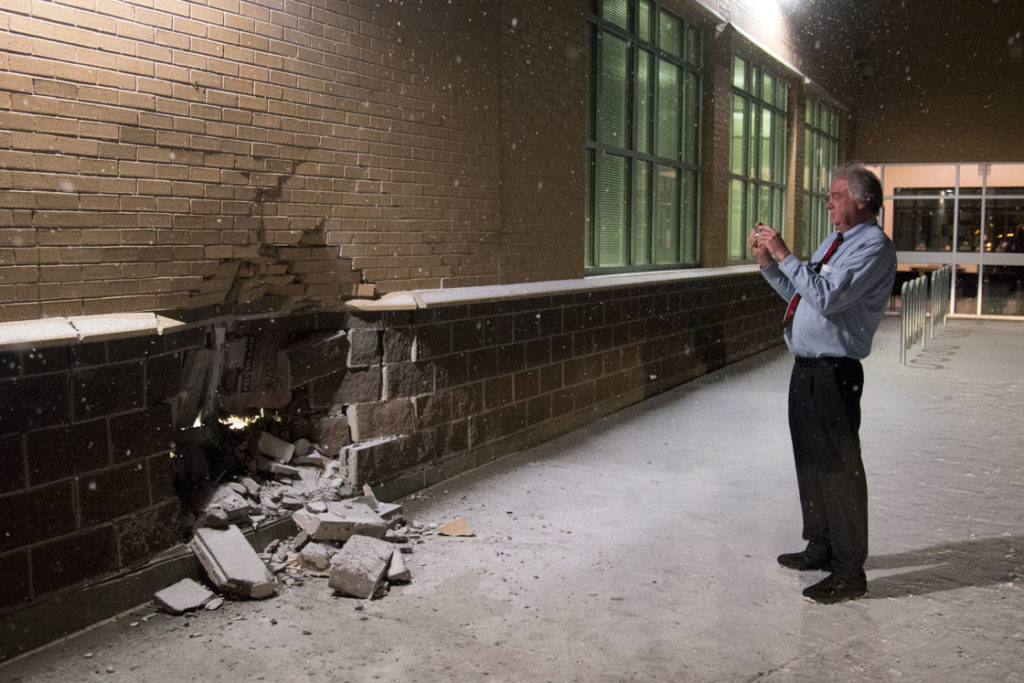 DUI Driver Damages Eastside Elementary